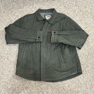 Levi's Men’s Quilted Field Jacket Olive Green